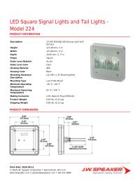 Product Spec Sheet